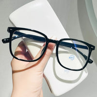 Blue Light Glasses Man and Women Pink Wine Black Square Frame Eyeglasses Fashion Vision Spectacles Jack's Clearance