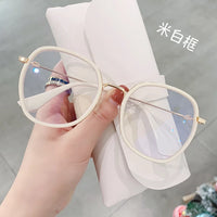 Blue Light Glasses Man and Women Pink Wine Black Square Frame Eyeglasses Fashion Vision Spectacles Jack's Clearance