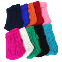 Dog Winter Clothes Knitted Pet Clothes For Small Medium Dogs Jack's Clearance