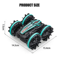 Amphibious RC Car Remote Control Stunt Car Double-sided Flip Driving Drift RC Cars Jack's Clearance