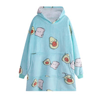 Winter Warm Soft Oversized Wearable Blanket Hoodie Jack's Clearance