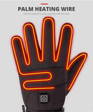 Waterproof Motorcycle Gloves Heating USB Hand Warmer Electric Thermal Heated Gloves Battery Powered Gloves Jack's Clearance