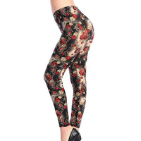 YSDNCHI 2021 Camouflage Womens Graffiti Style Slim Stretch Leggings Jack's Clearance