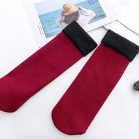 Women/Men Winter Warm Thicken Thermal Socks Wool Cashmere Snow Black Skin Seamless Sock Velvet Soft Boots Floor Sleeping Socks Jack's Clearance