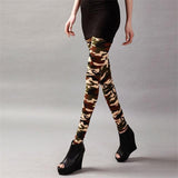 YSDNCHI 2021 Camouflage Womens Graffiti Style Slim Stretch Leggings Jack's Clearance