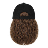 Short Wavy Synthetic Hair Baseball Cap Adjustable Jack's Clearance