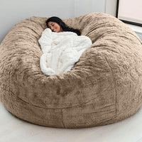 Giant Fluffy Fur Bean Bag Jack's Clearance