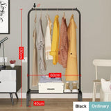 Coat Rack Clothes Rack Drying Clothes Rack Floor Standing Clothes Hanging Storage Simple Furniture Telescopic Mobile Cloth Rail Jack's Clearance