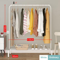 Coat Rack Clothes Rack Drying Clothes Rack Floor Standing Clothes Hanging Storage Simple Furniture Telescopic Mobile Cloth Rail Jack's Clearance