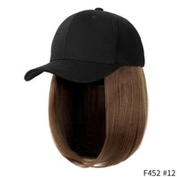 Short Wavy Synthetic Hair Baseball Cap Adjustable Jack's Clearance