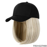 Short Wavy Synthetic Hair Baseball Cap Adjustable Jack's Clearance