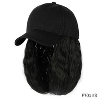 Short Wavy Synthetic Hair Baseball Cap Adjustable Jack's Clearance