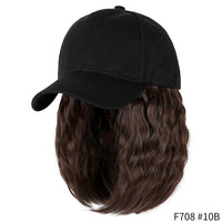 Short Wavy Synthetic Hair Baseball Cap Adjustable Jack's Clearance