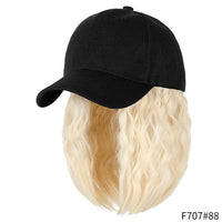 Short Wavy Synthetic Hair Baseball Cap Adjustable Jack's Clearance