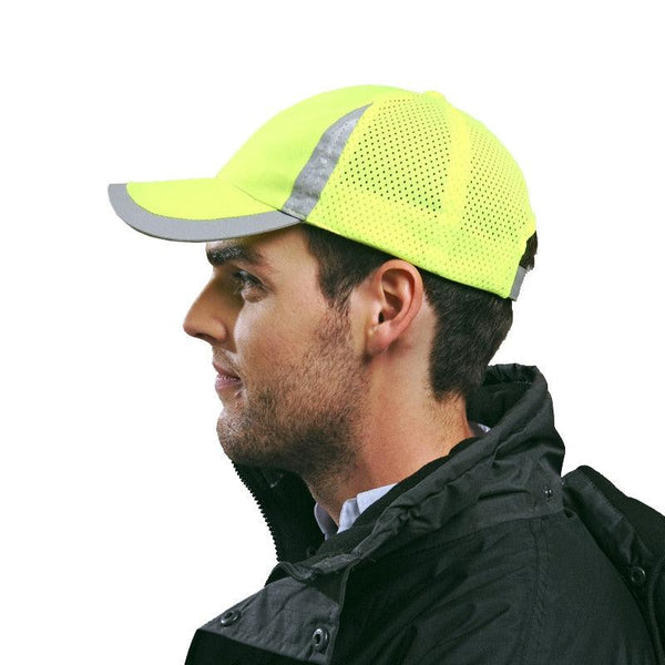 High Visibility Yellow/Lime Unisex Cap Jack's Clearance