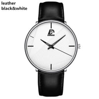 Classic Black Ultra Thin Stainless Steel Watch Jack's Clearance