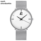 Classic Black Ultra Thin Stainless Steel Watch Jack's Clearance