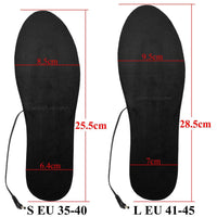 USB Electric Heated Insoles Jack's Clearance