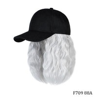 Short Wavy Synthetic Hair Baseball Cap Adjustable Jack's Clearance