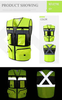 Reflective High Visibility Mesh Safety Vest Jack's Clearance