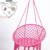 Outdoor Hammock Garden Swing Tassel Handmade Knitted Patio Egg Chair Jack's Clearance