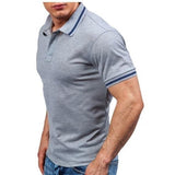 ZOGAA Brand Men Polo Shirt Solid Color Short-Sleeve Slim Fit Shirt Men Cotton Polo Shirts Casual Shirts 2021 New Men Polo Shirt Jack's Clearance