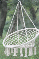 Outdoor Hammock Garden Swing Tassel Handmade Knitted Patio Egg Chair Jack's Clearance